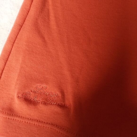 Lauren by Ralph Lauren Orange Blouse Medium Women's V-neck 3/4 Sleeve - Picture 3 of 7